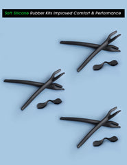 Close-up of soft silicone earsocks from Acefrog kit
