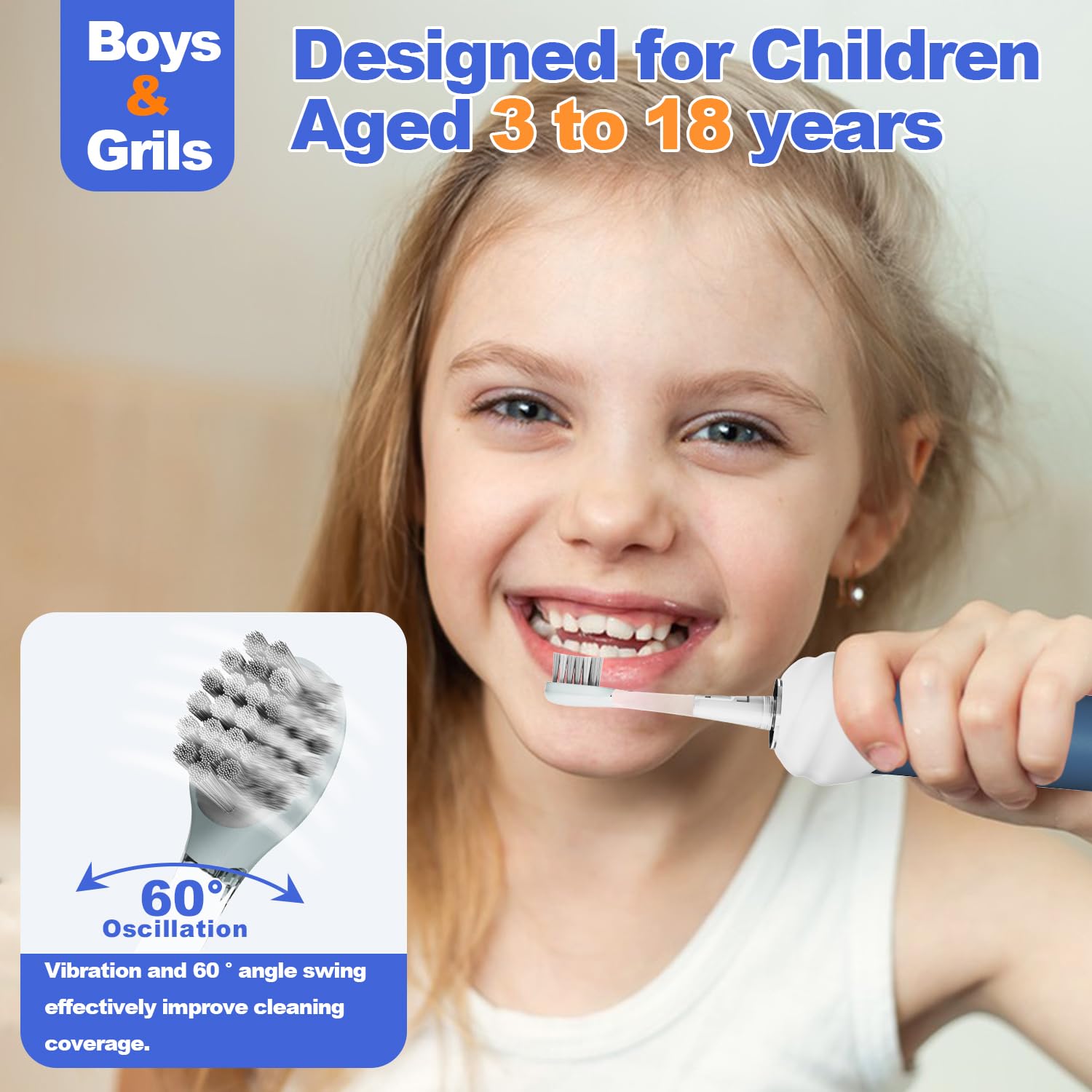 Silicone-wrapped brush head design for safety and comfort