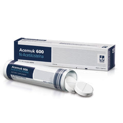 Acemuk NAC 600mg bottle - front view