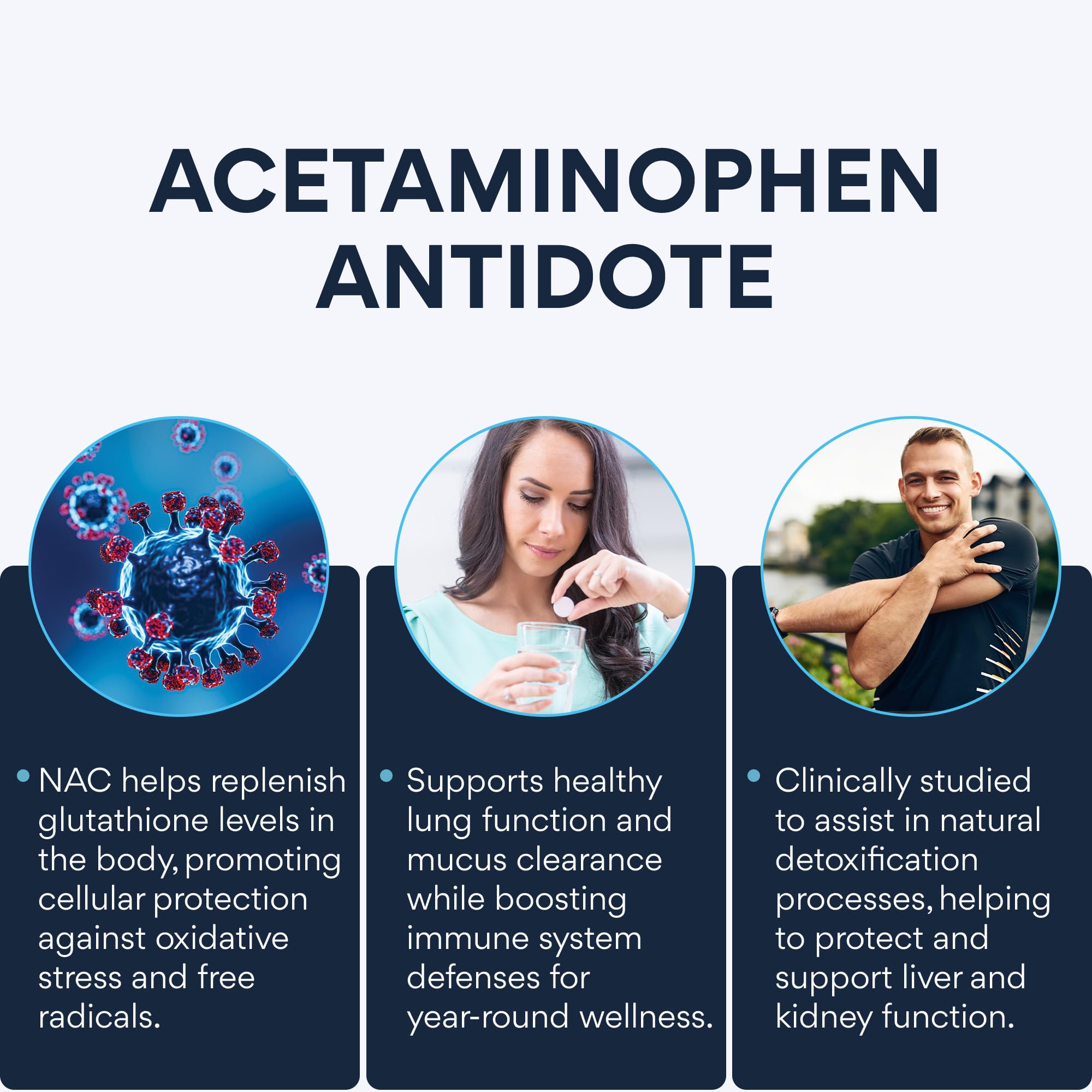 20 NAC tablets in bottle - Acemuk 600mg