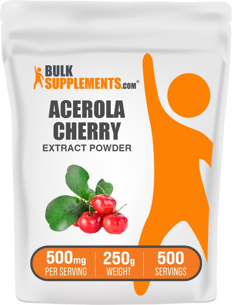 BulkSupplements Acerola Cherry Extract Powder 250 g packaging
