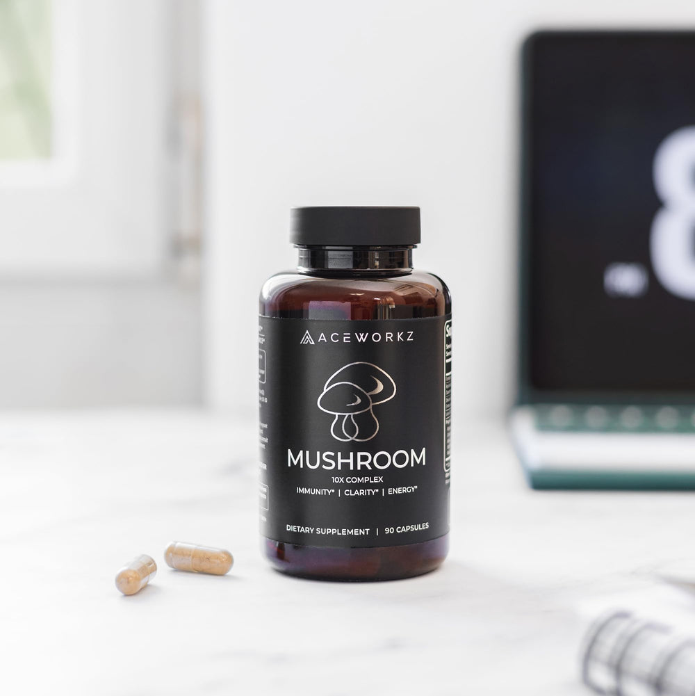 Brain health and focus concept with capsules