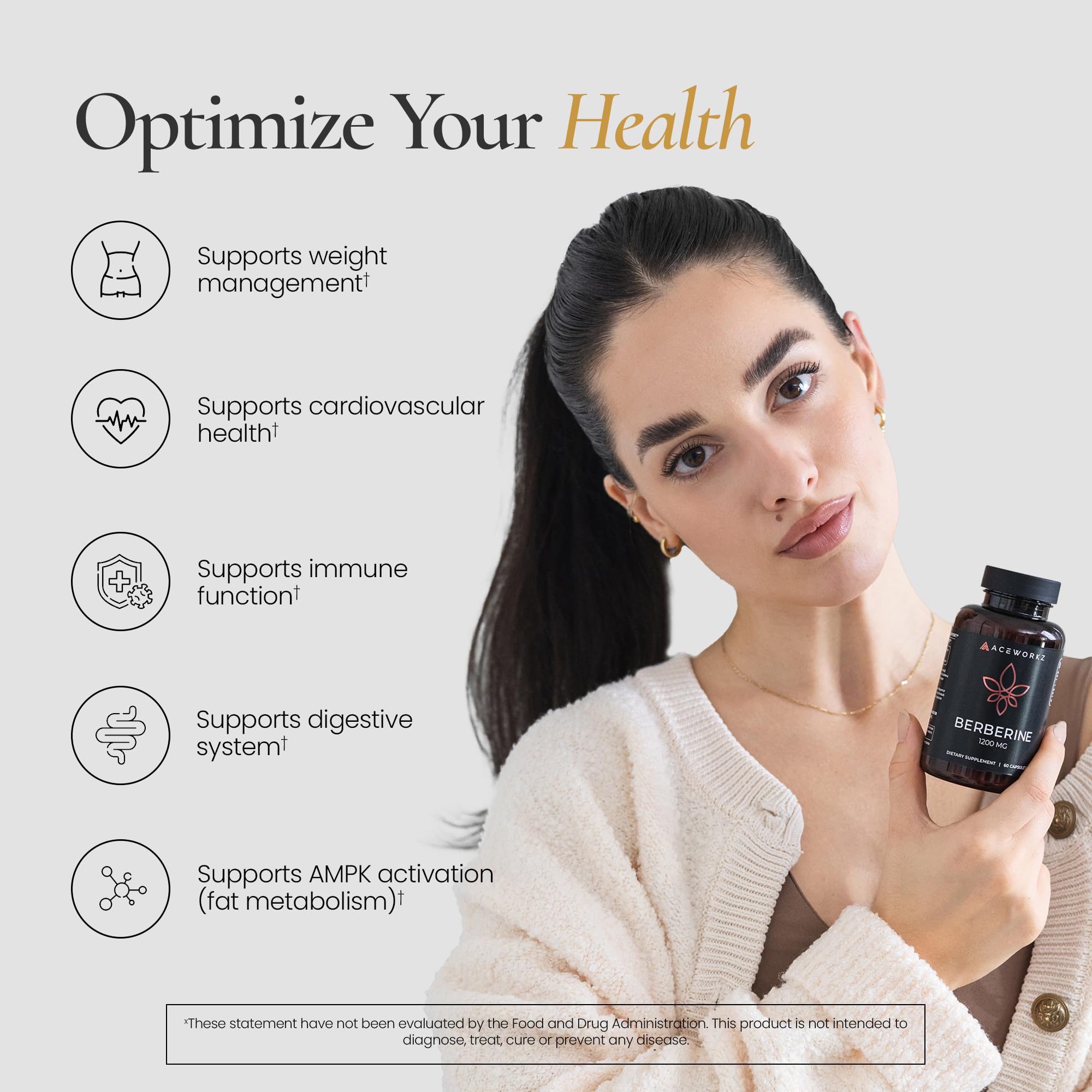 Packaging with capsules and bottle cap