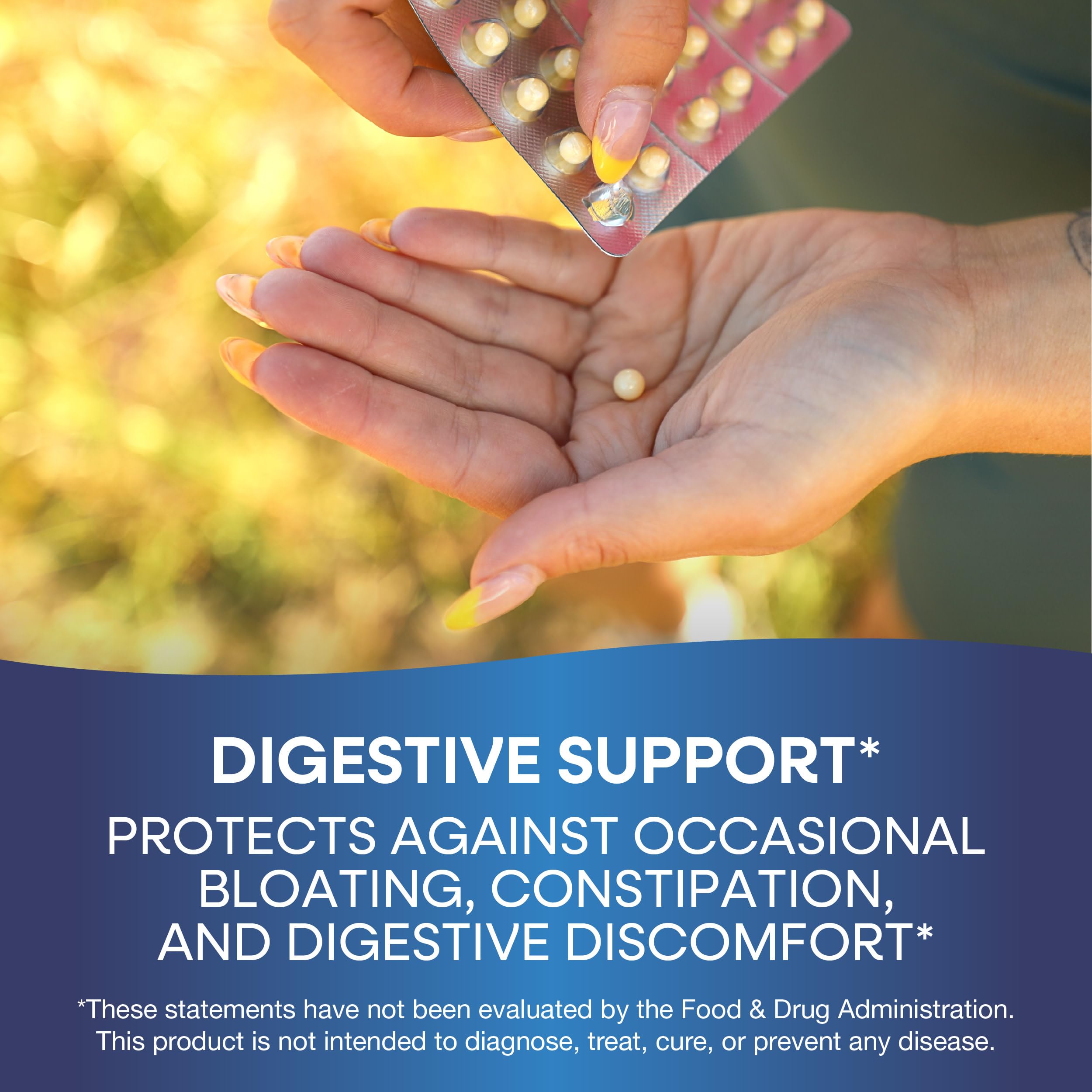 Ingredients and nutrition label for Nature's Way Acidophilus Probiotic Pearls