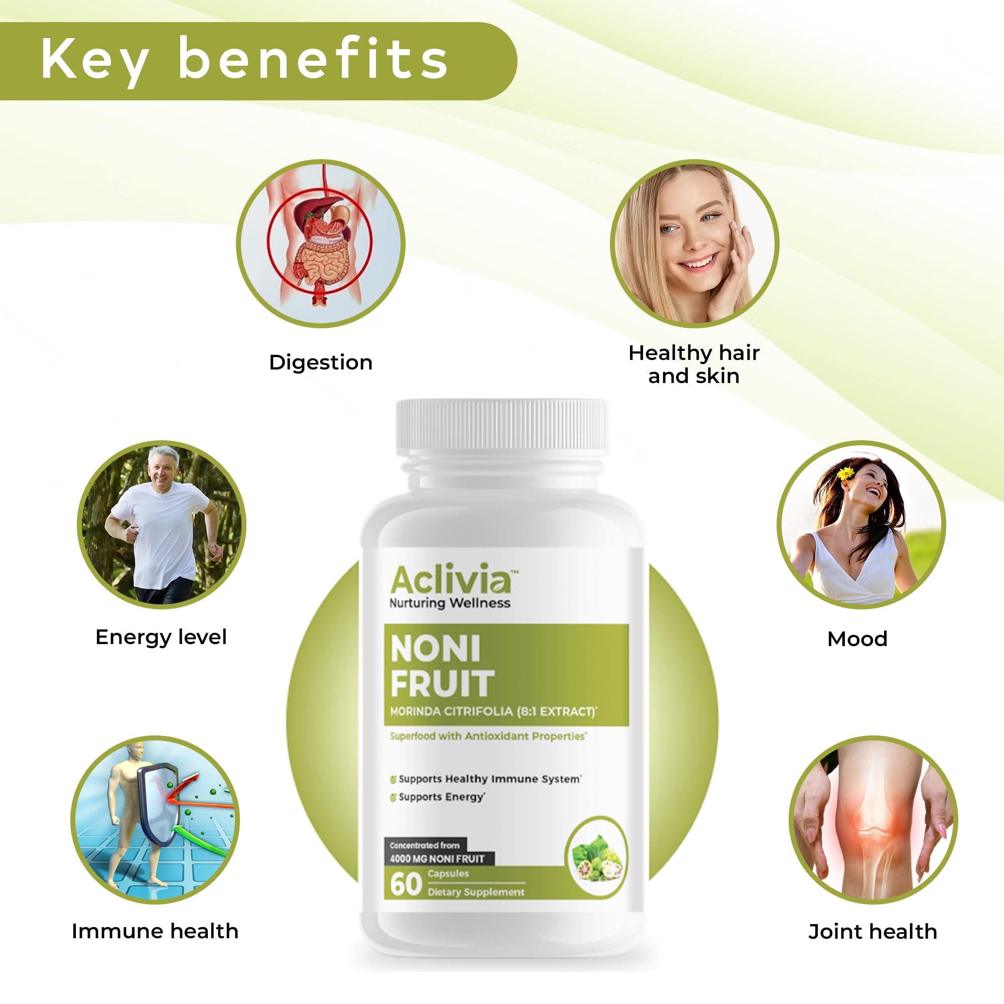 Capsules containing essential nutrients such as vitamin C, potassium, and iron