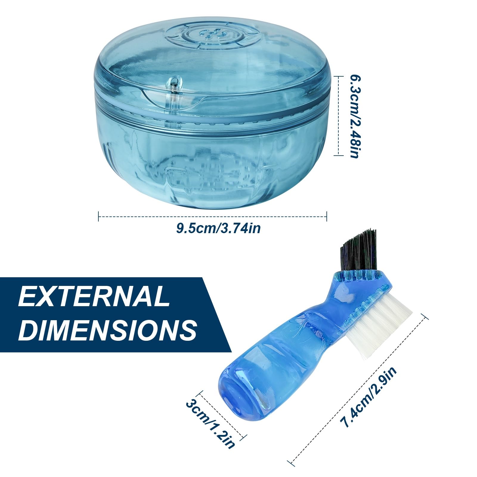 Interior dual-layer design for soaking and storage