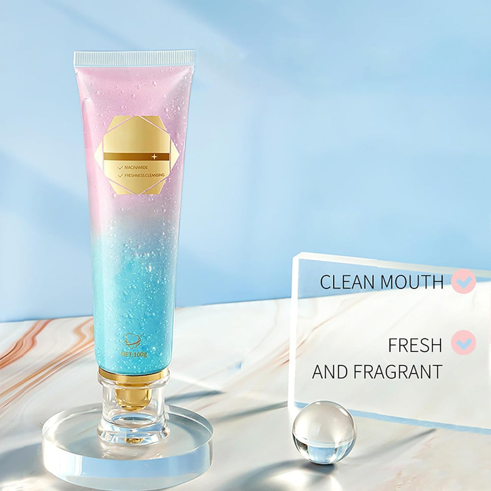 Fresh breath concept with Niacinamide toothpaste