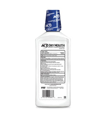 Three ACT Dry Mouth Mouthwash bottles in a 3-pack, Soothing Mint, 33.8 oz each