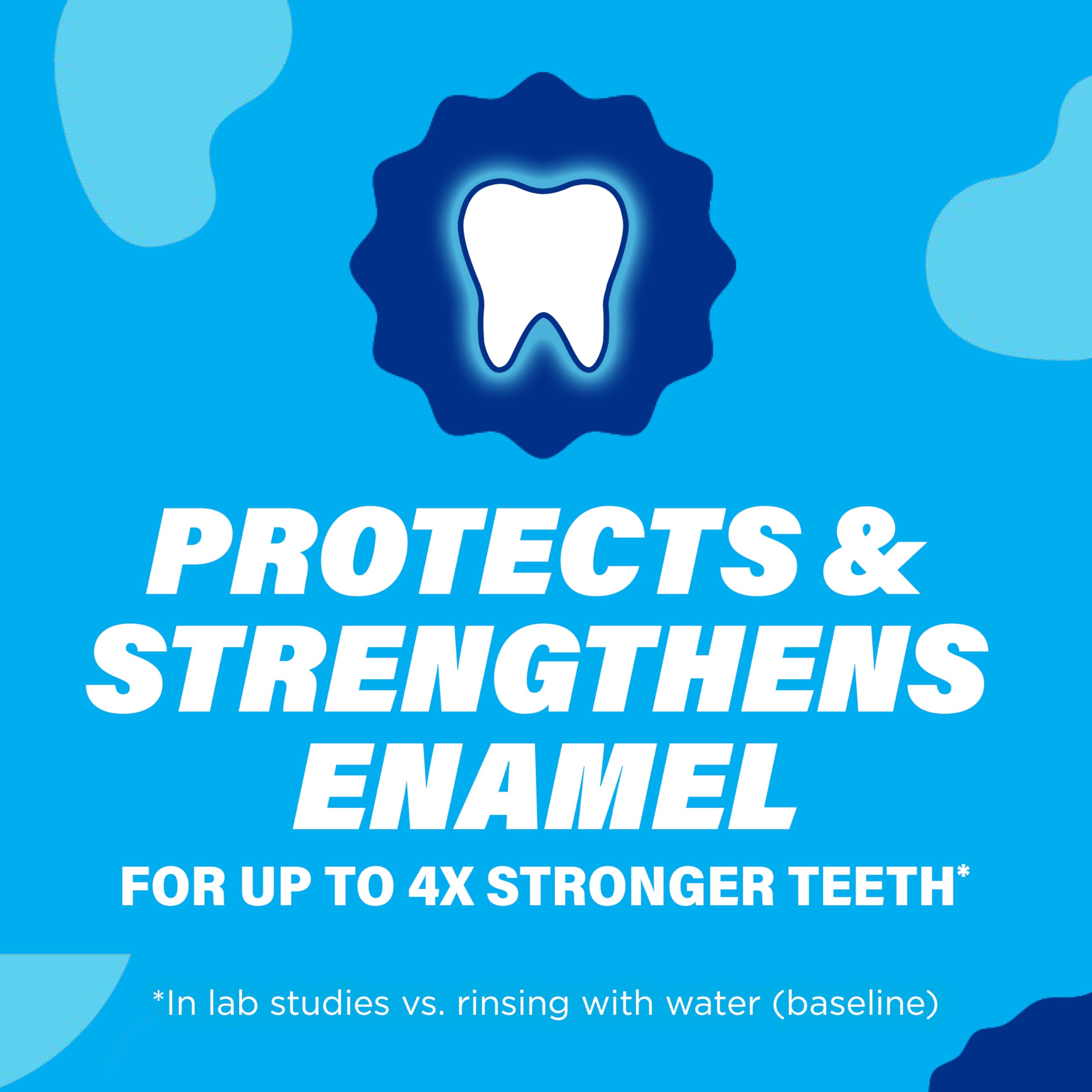 Label highlighting cavity protection and refreshing flavor