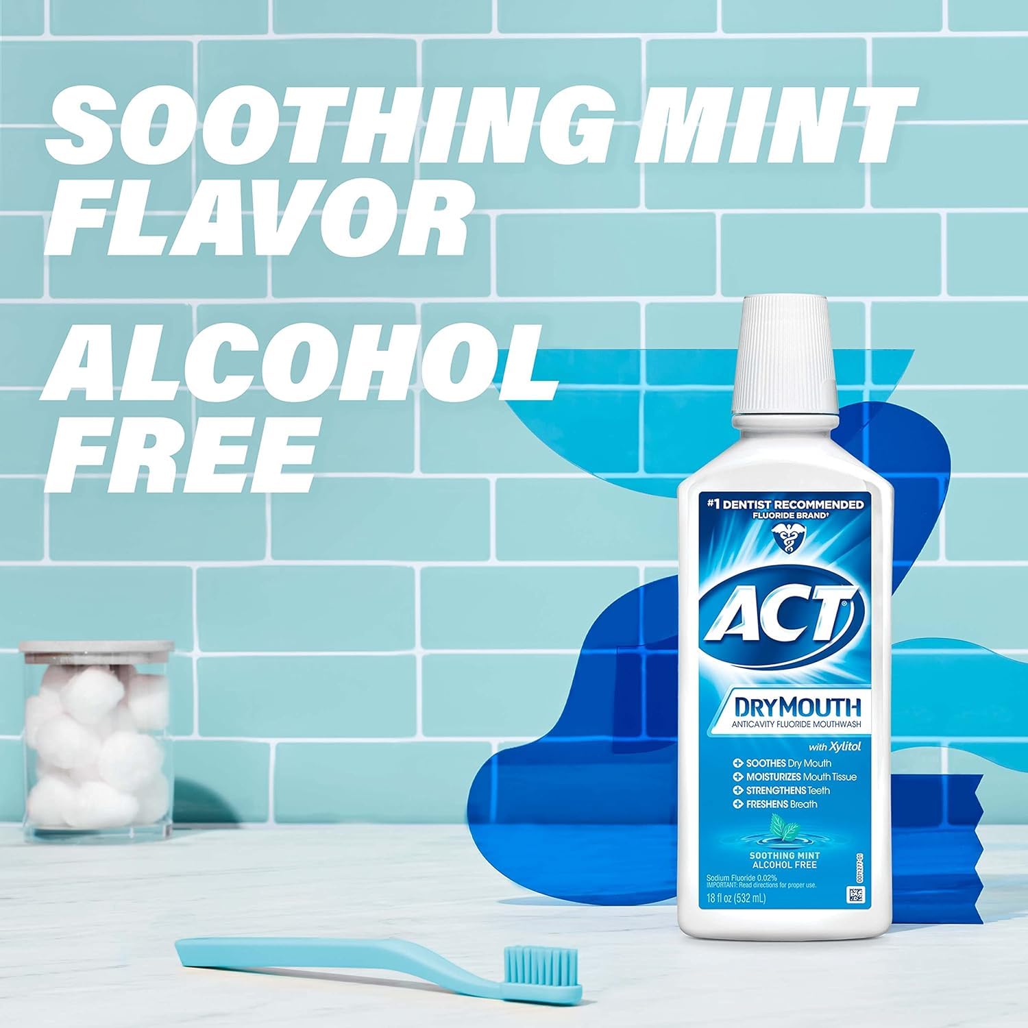 Act Tot Care Dry Mouth RN 18z bottle - right side