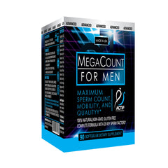 ACTIF MegaCount for Men bottle and packaging