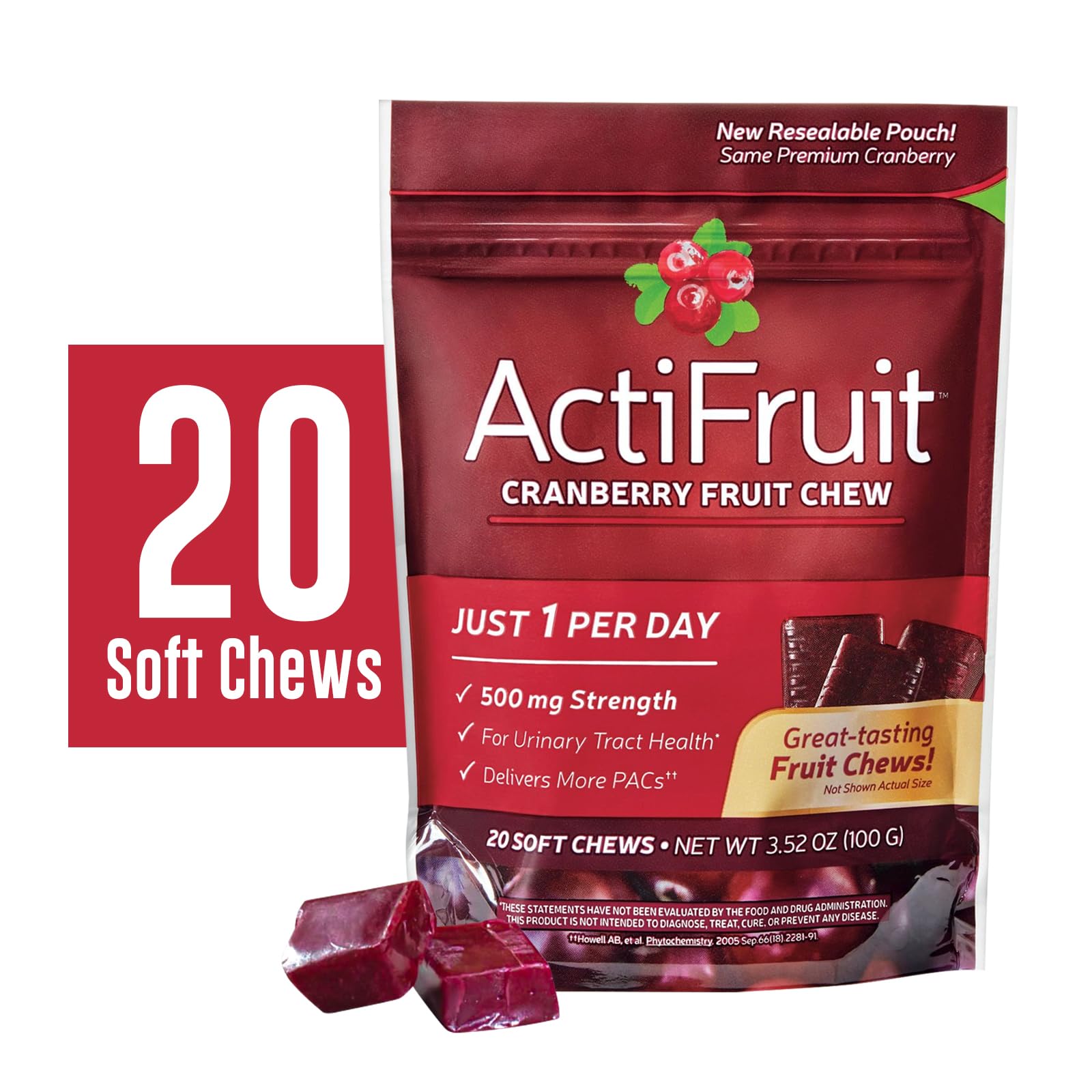 ActiFruit 20 Soft Chews multi-pack packaging