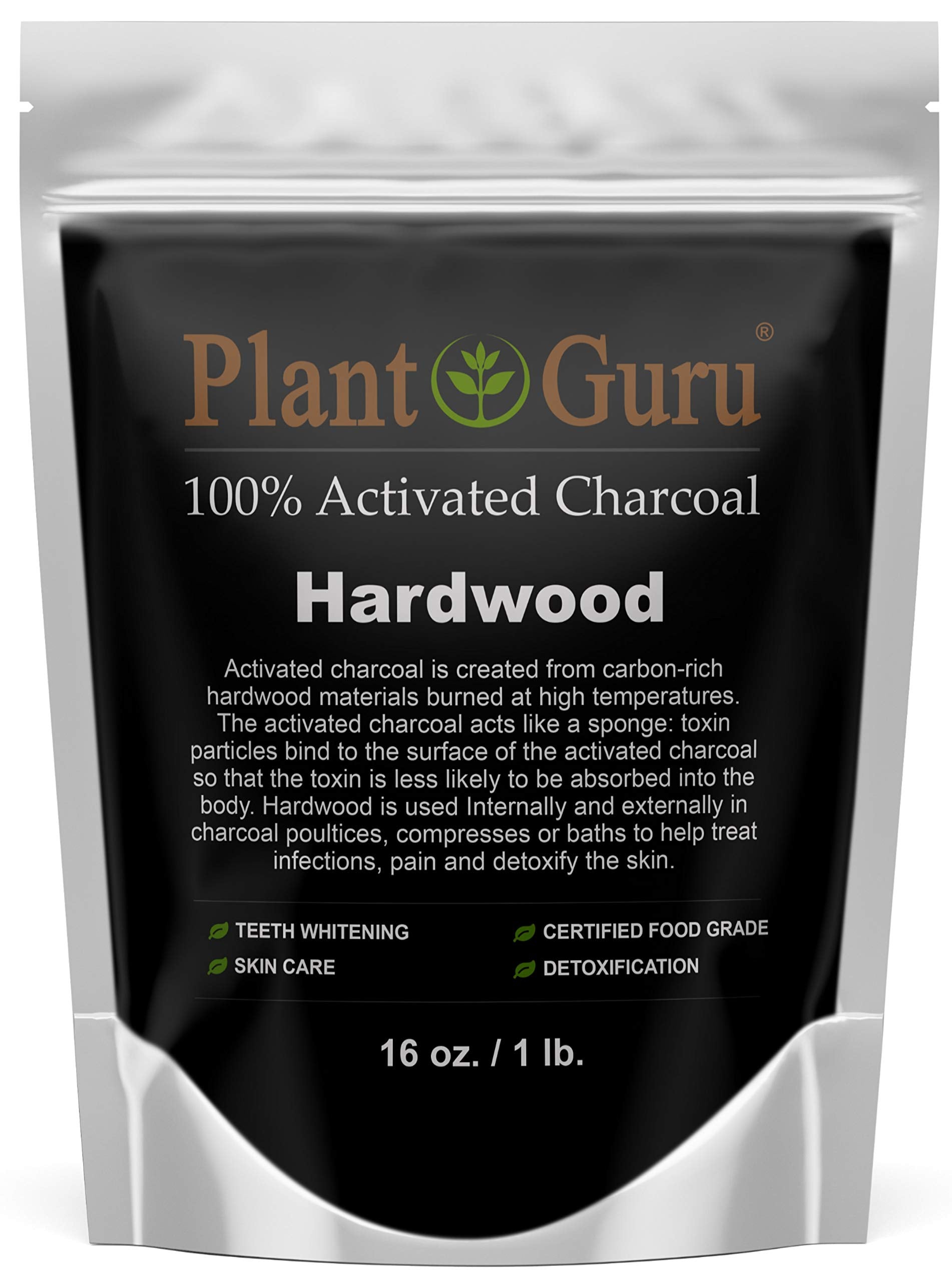 Activated charcoal powder 1 lb from American hardwood – food grade kosher non-GMO