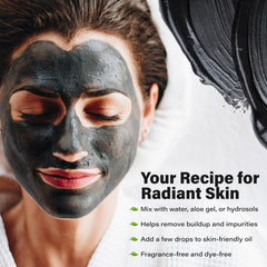 Charcoal powder supporting internal detox and digestion