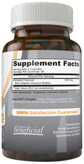 Close-up of activated coconut charcoal capsules