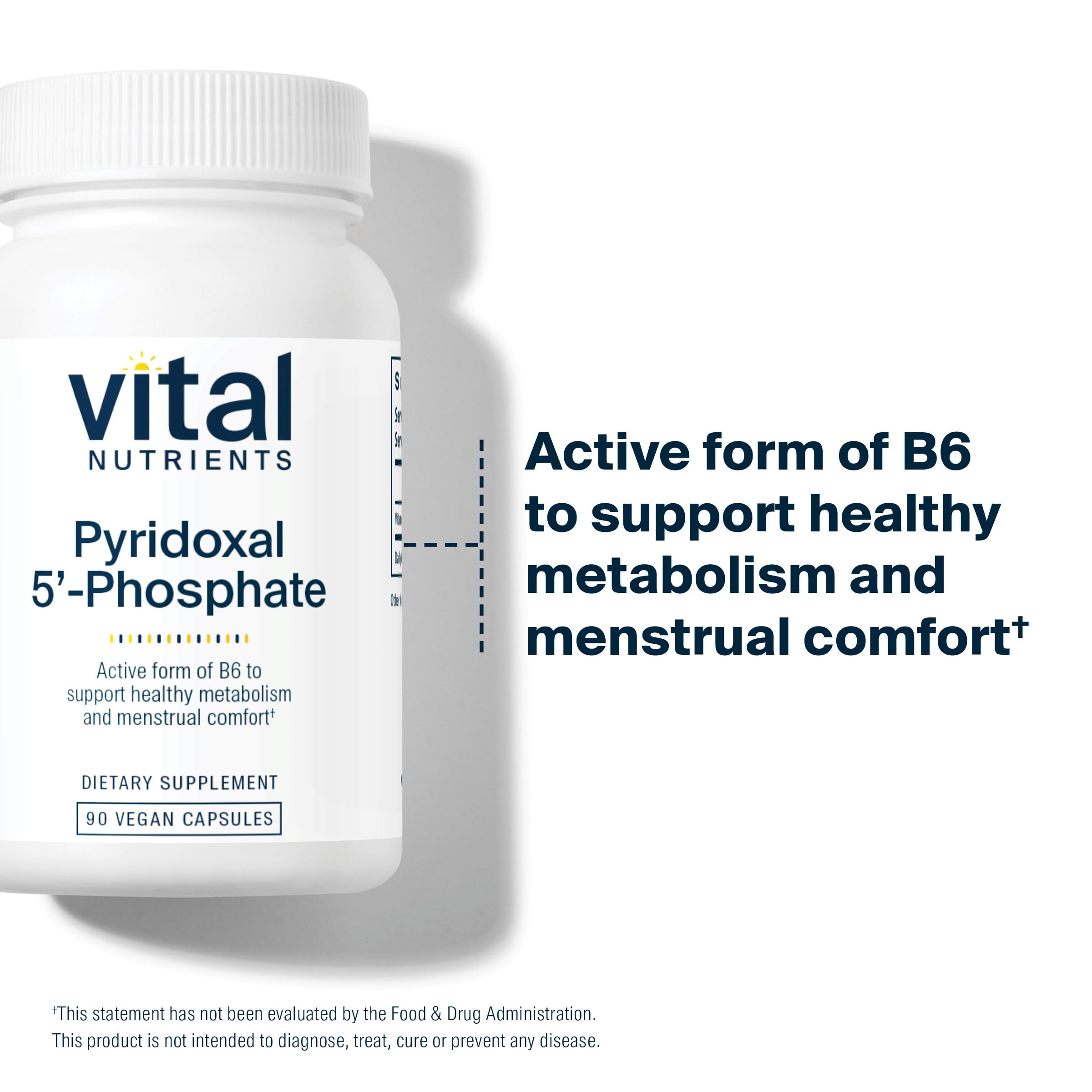 Activated vitamin B6 (P5P) for metabolism