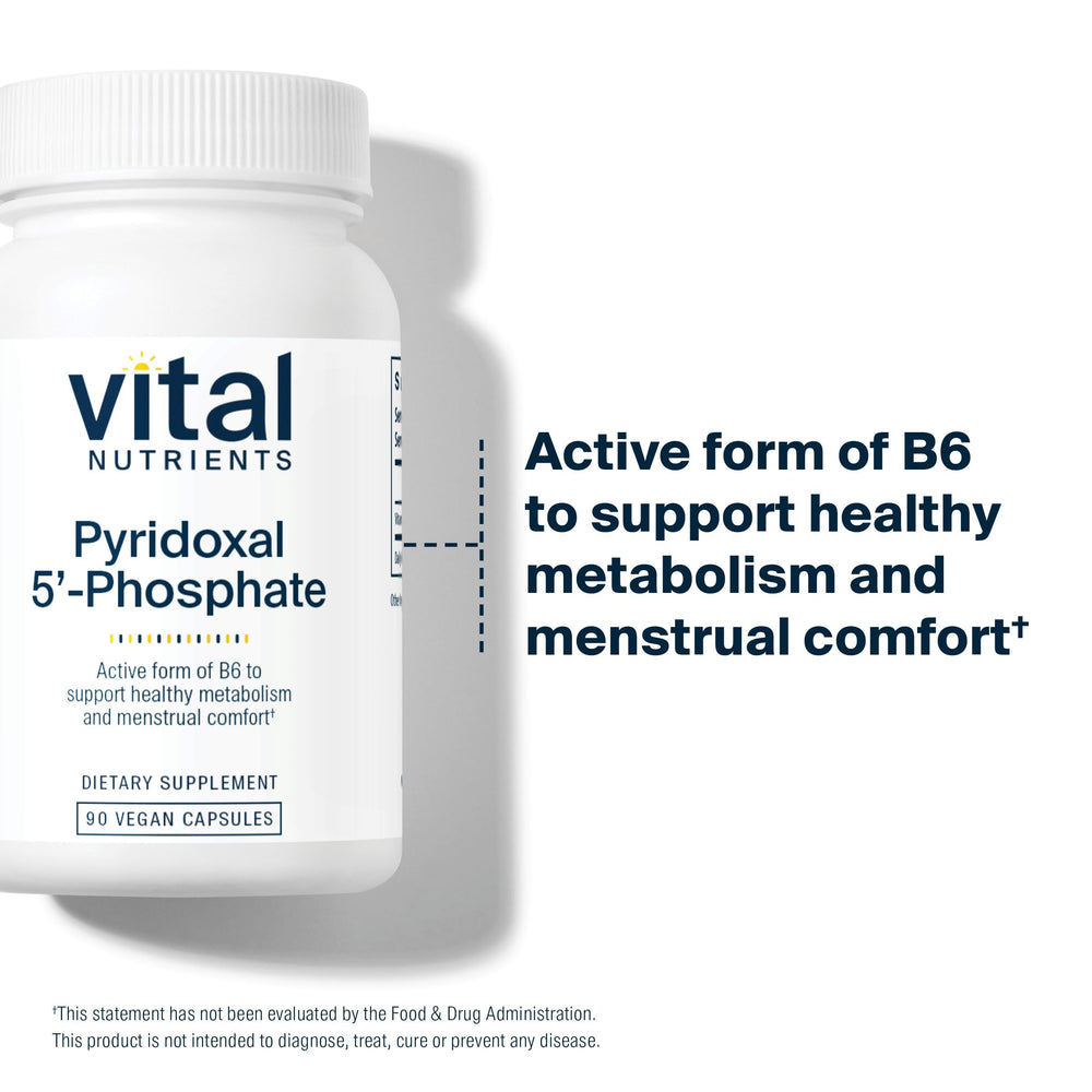 Activated vitamin B6 (P5P) for metabolism