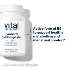 Activated vitamin B6 (P5P) for metabolism