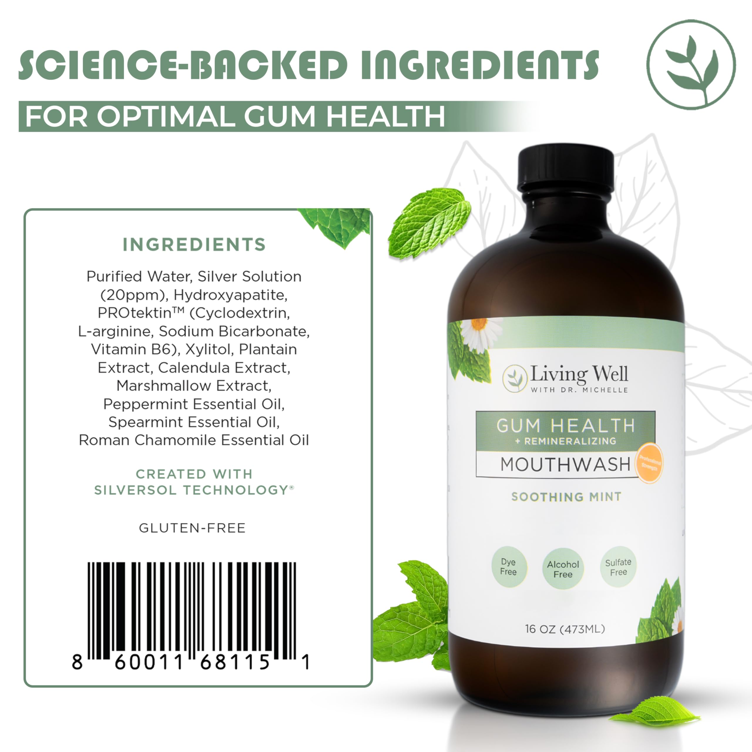Activated charcoal and baking soda tooth powder for gentle whitening