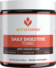 ACTIVATEDYOU Daily Digestive Tonic Berry Lemonade bottle