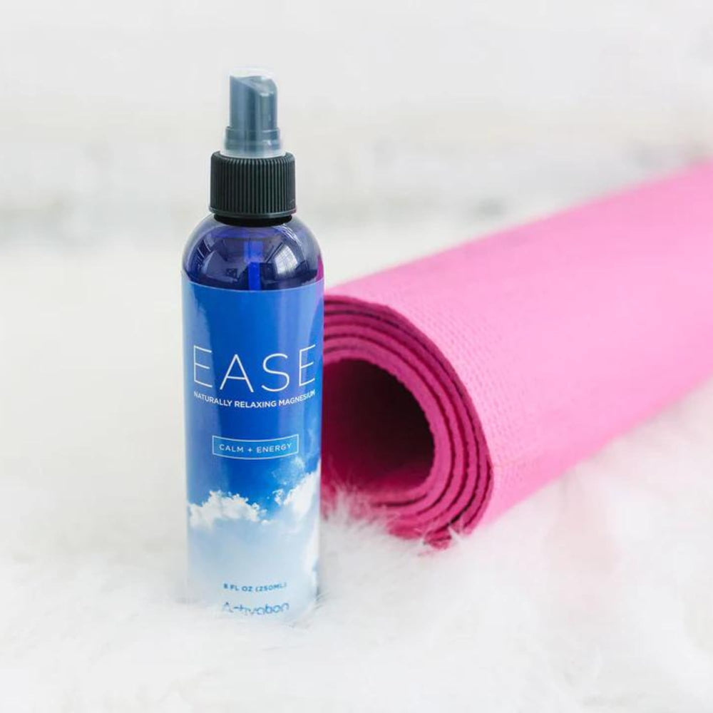 Nutrition-style label indicating 22 mg magnesium per spray