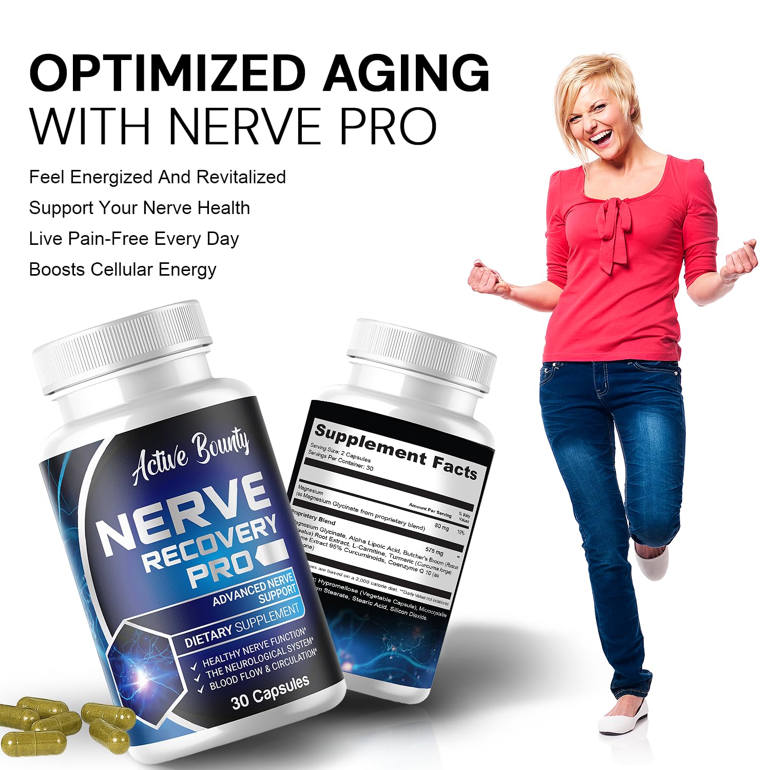 Ingredient highlights: Alpha Lipoic Acid, Turmeric Extract and Acetyl-L-Carnitine