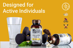 Active Supreme label close-up highlighting hyaluronic acid and vitamin C ingredients