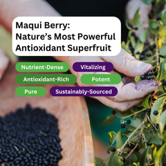 Active Whole Spectrum Maqui Berry formula label