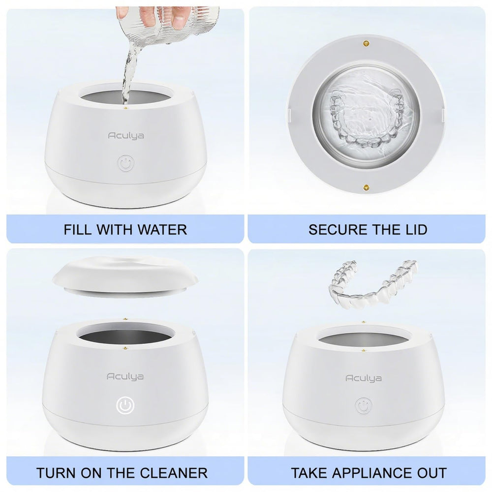 Single-button operation with two cleaning modes