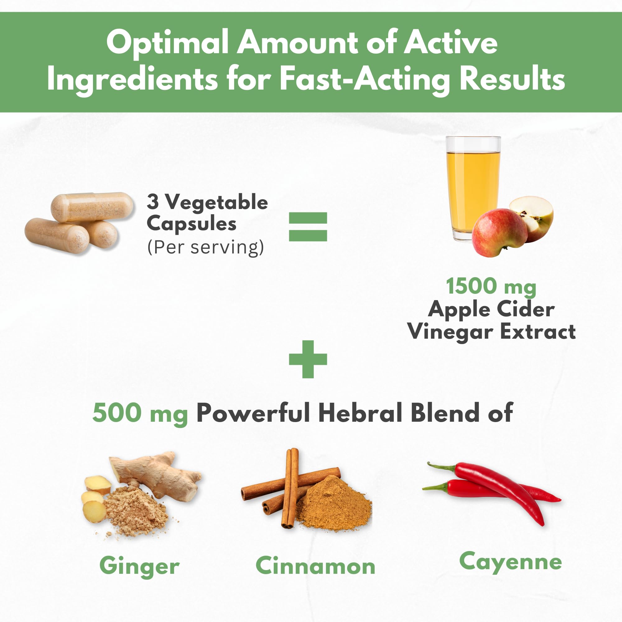 Natural detox Apple Cider Vinegar capsules