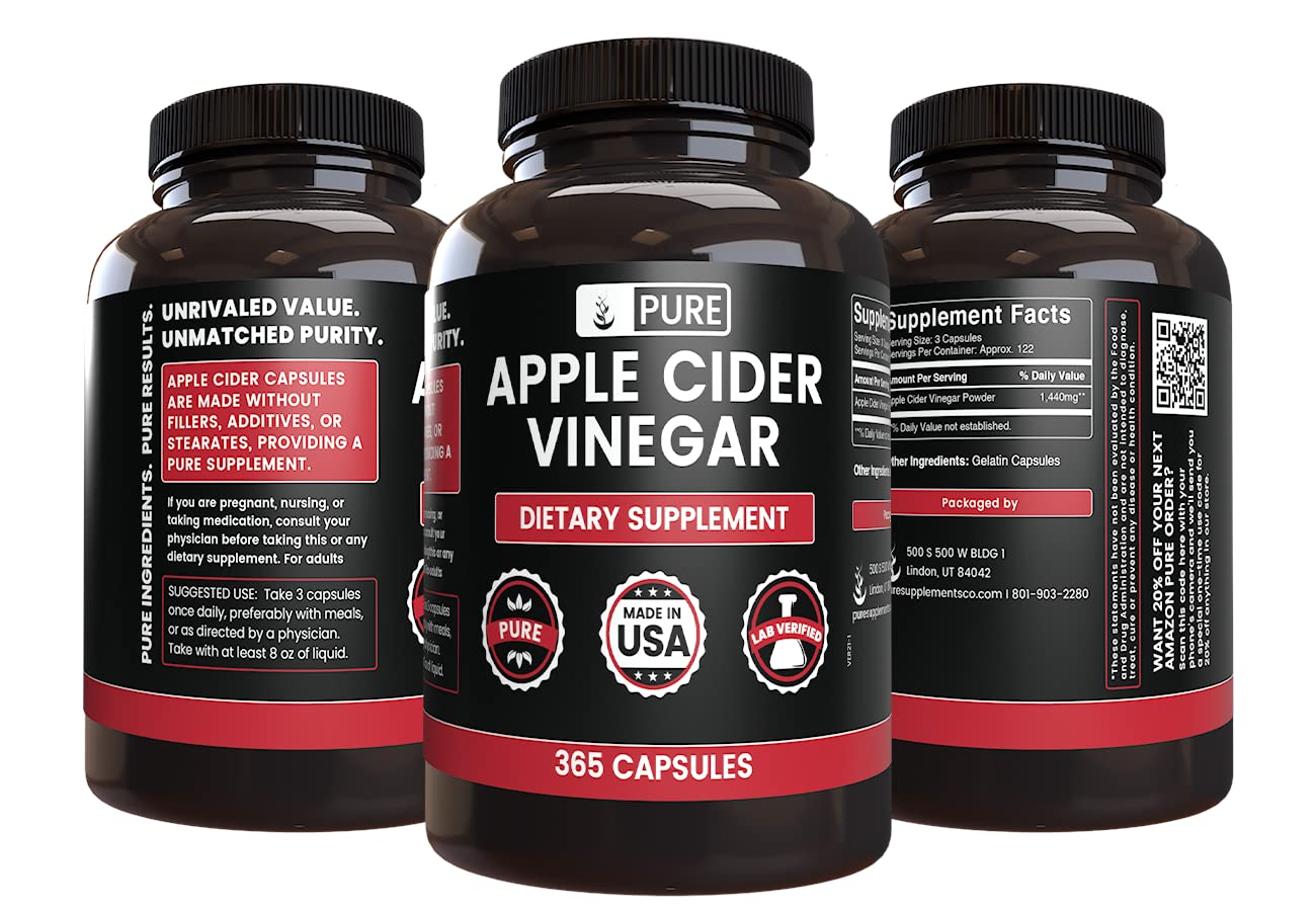 Packaging in Utah for ACV capsules