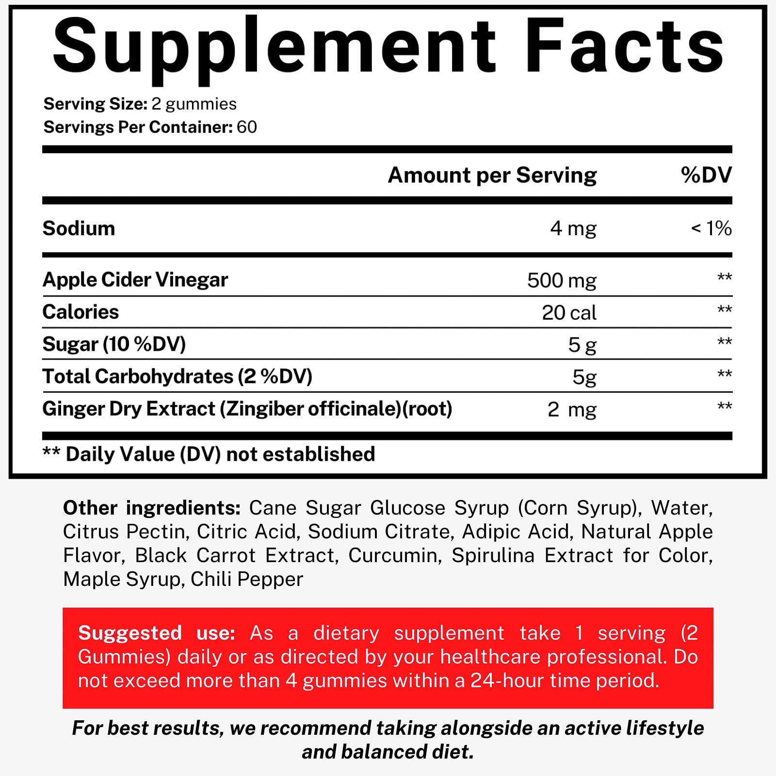 ACV Gummies The Mother packaging and label