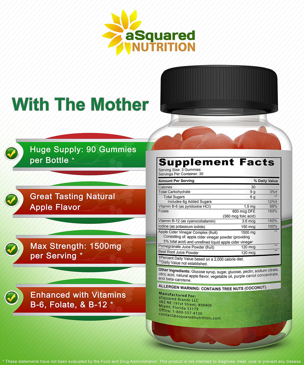 ACV gummies highlighting digestive and immune support
