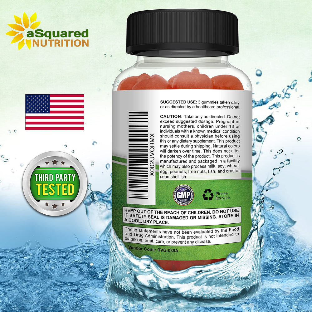 Product ingredients and nutrition facts for ACV gummies