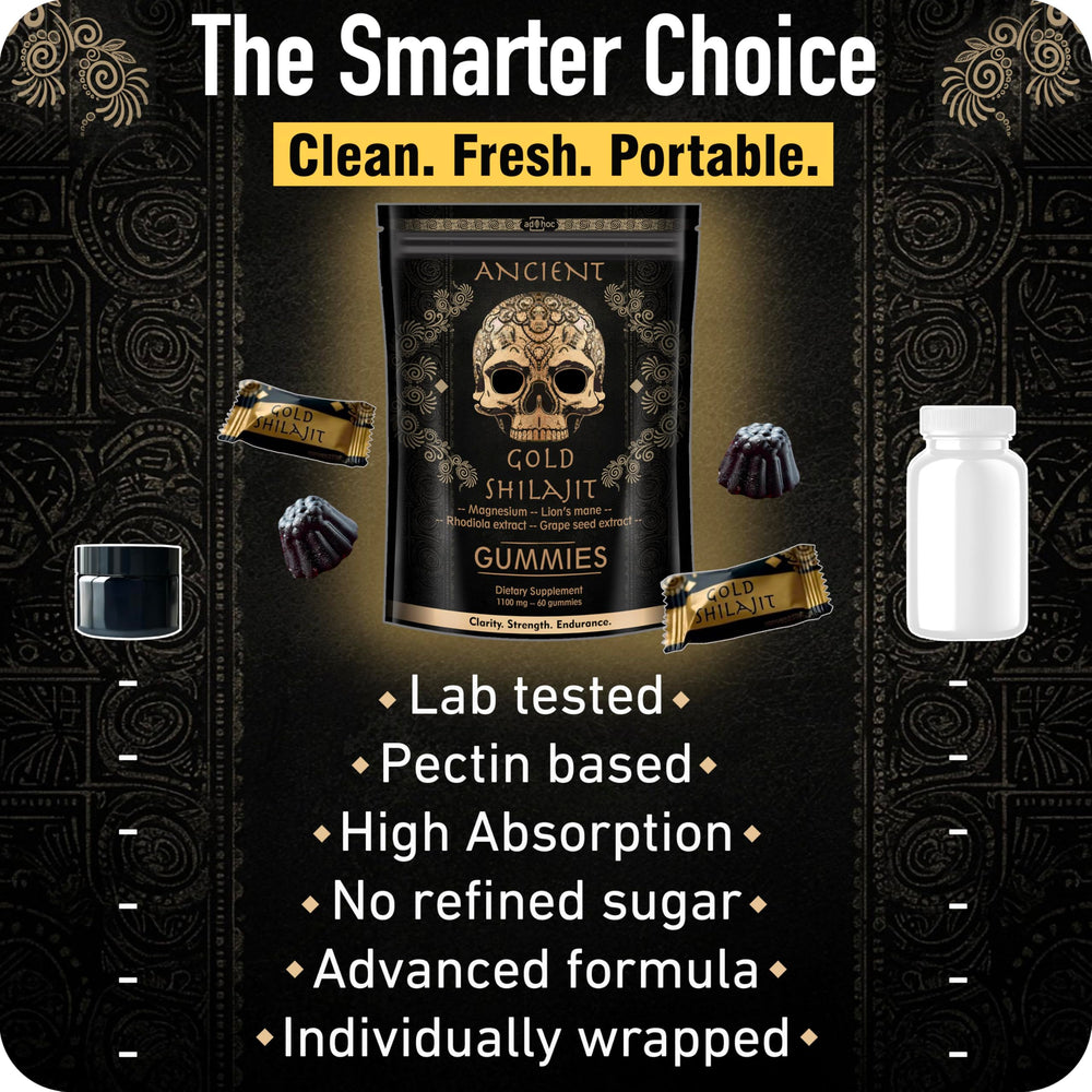 Lifestyle image emphasizing energy and focus from Shilajit Gummies