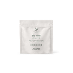 Adapt Naturals Bio-Avail Collagen+ grass-fed collagen peptides serving scoop and container