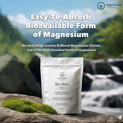 Close-up of magnesium chelate capsules showing quality