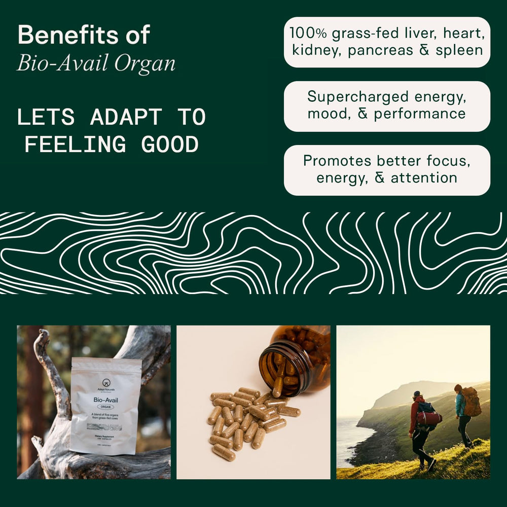 Bioavailable organ blend nutrition highlight