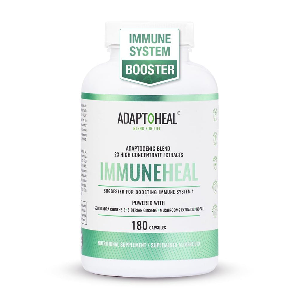 ADAPTOHEAL Immuneheal 180-capsule bottle hero image