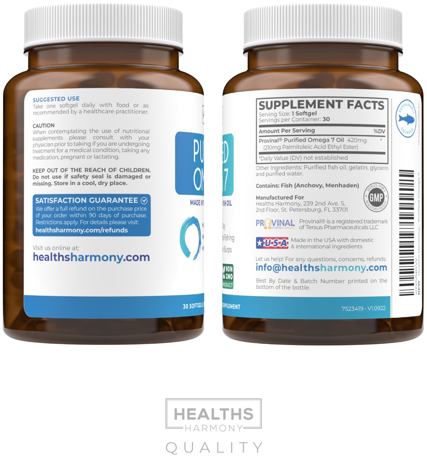 add to cart CTA for omega-7 supplement