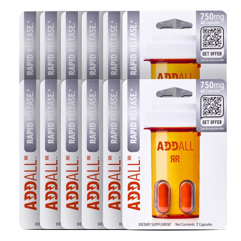 Addall Rapid Release pack front highlights convenient box for on-the-go focus