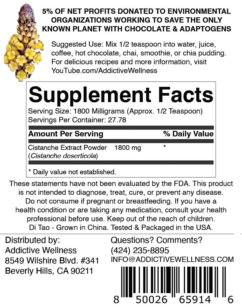 Cistanche adaptogenic herb promoting cognitive health and longevity