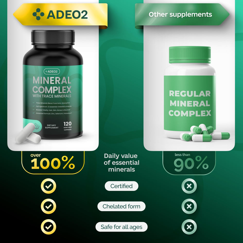 Non-GMO and vegan badges on ADEO2 packaging