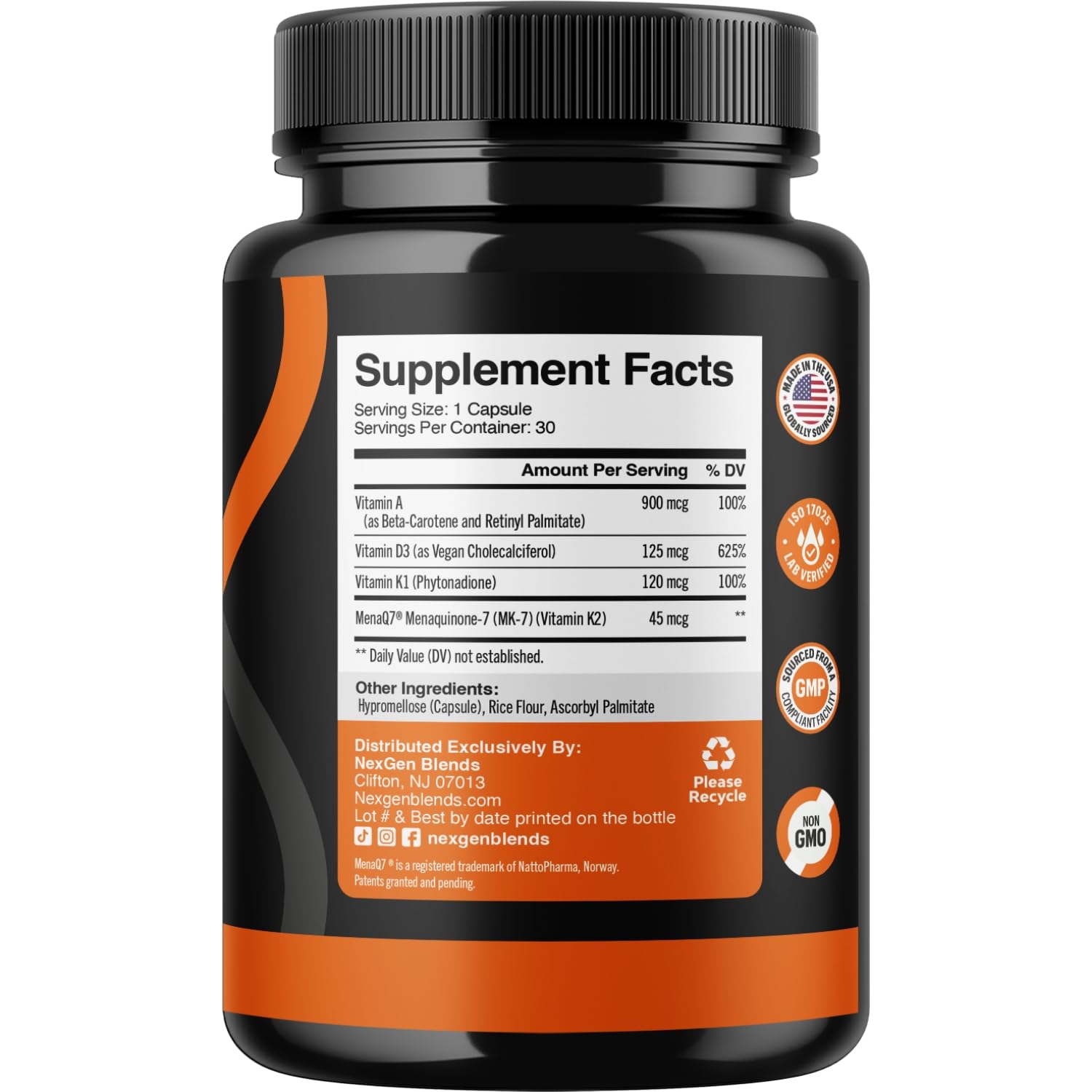 ADK vitamin supports bones and heart health