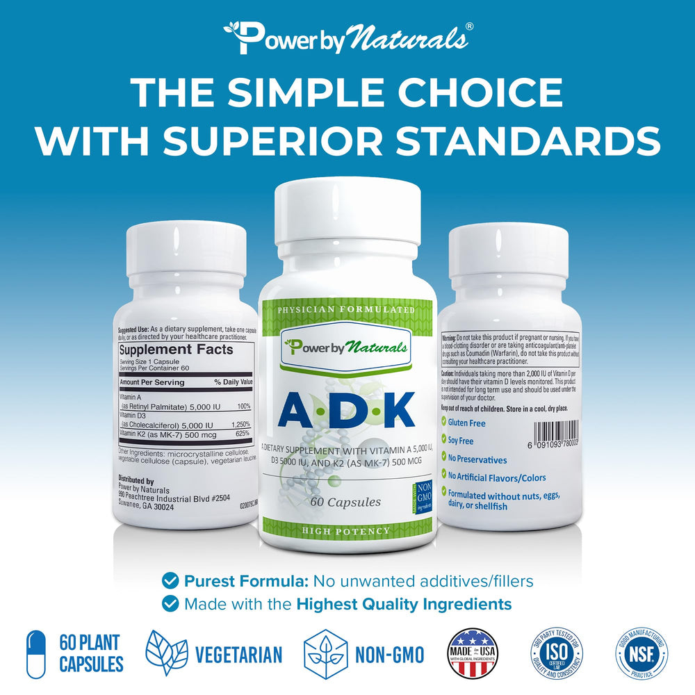 ADK vitamin supplement supporting heart health.