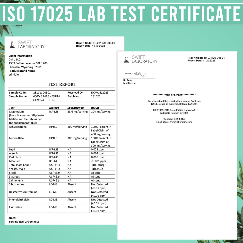 Product label highlighting vegan and gluten-free properties