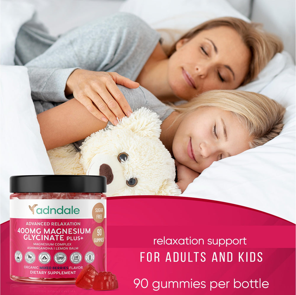 Adndale Lab certificate badge signals rigorous quality testing behind each batch.