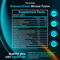 Shilajit mineral blend concept with herbs