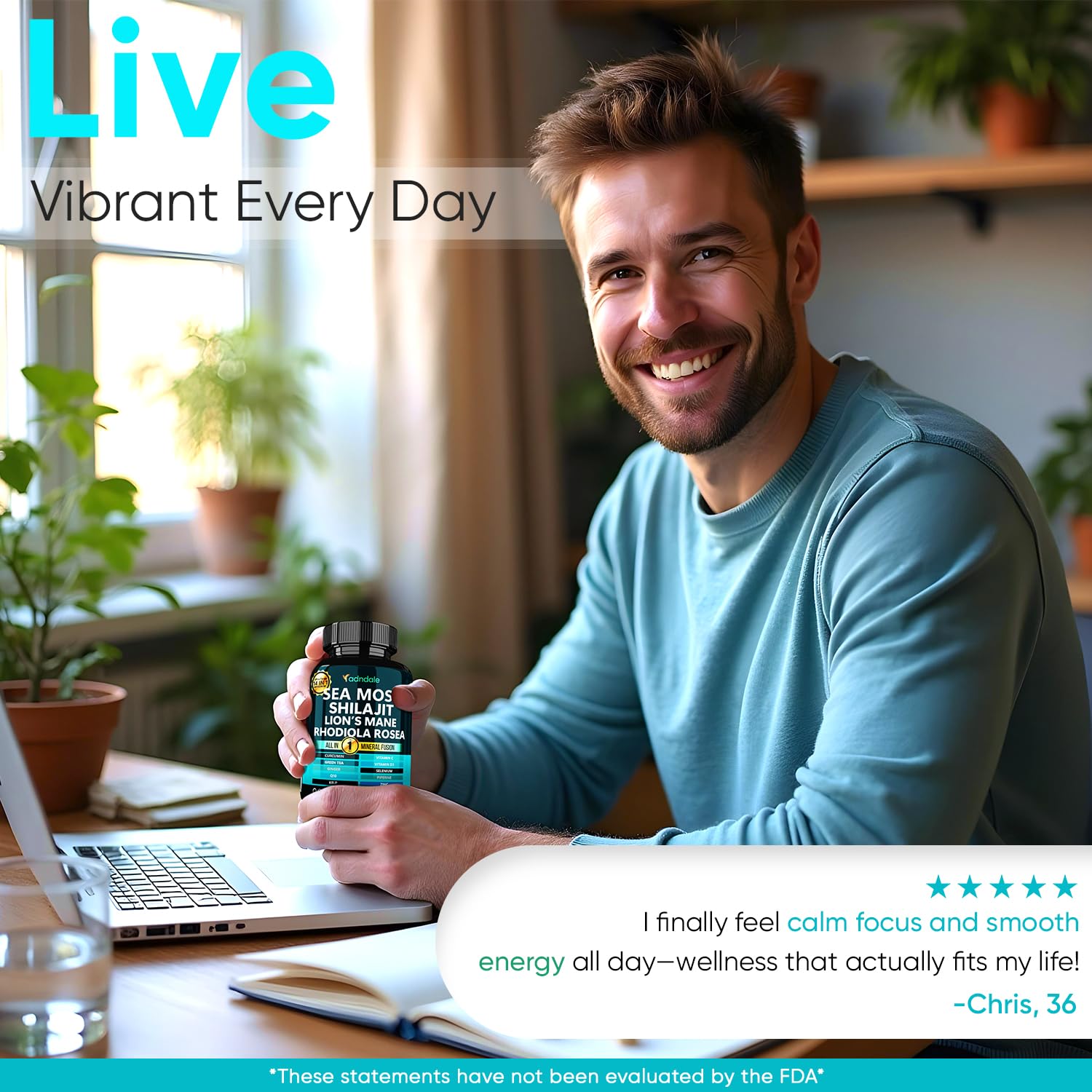 Wellness lifestyle with supplements