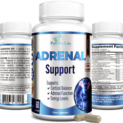 Adrenal Support bottle with 60 capsules